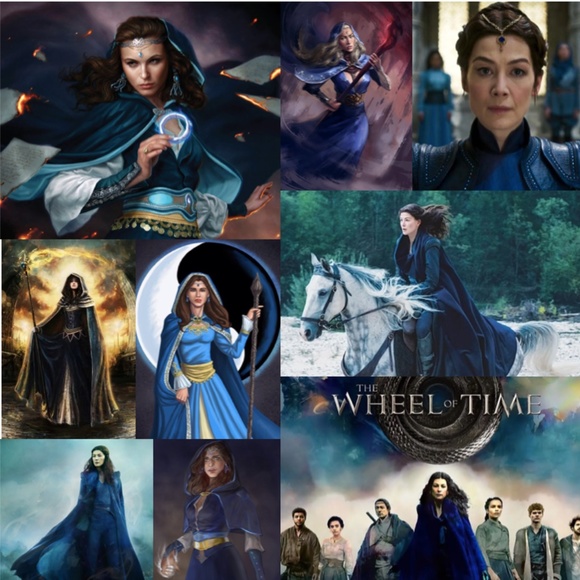 Moiraine's Necklace Wheel of Time Aes Sedai Blue Ajah Handmade Serpent Necklace - Picture 2 of 16